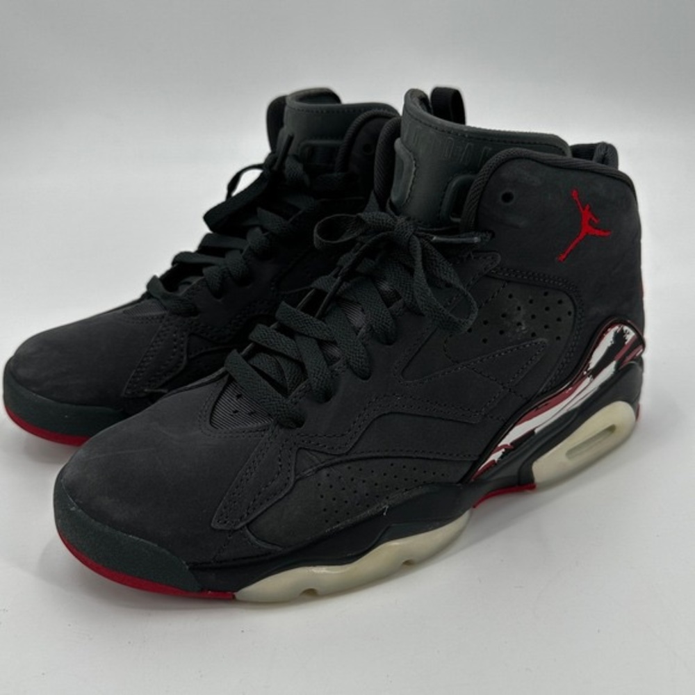 Jordan Women's High-Top Sneakers in Black and Red